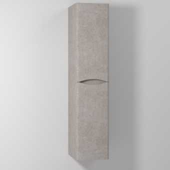 Шкаф-пенал Vod-Ok Adel 30 R,  с бельевой корзиной, подвесной, белый камень