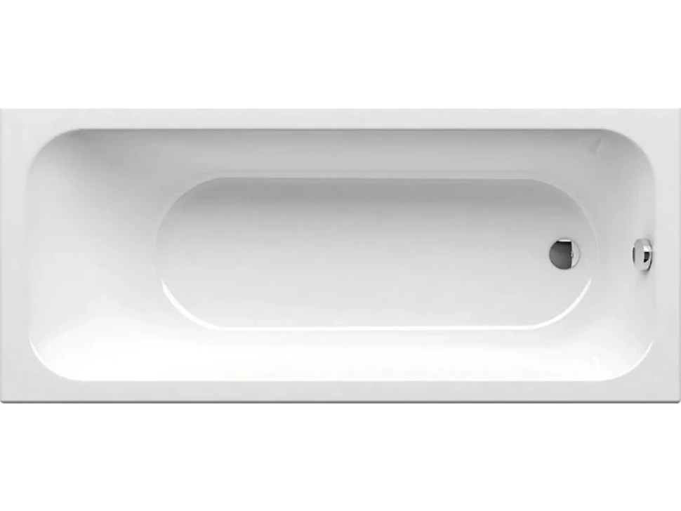 Акриловая ванна Ravak Chrome 160x70 см, пристенная, белая, на ножках