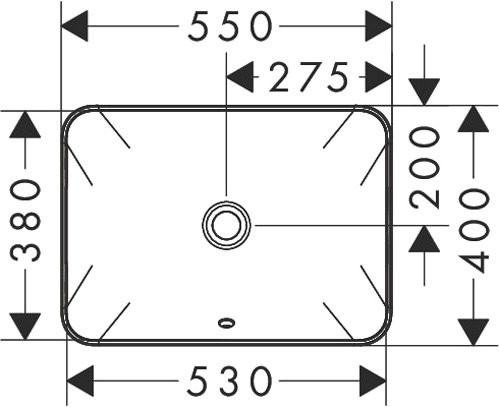 Раковина Hansgrohe Xuniva Q 60158450