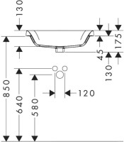 Раковина Hansgrohe Xuniva Q 60158450