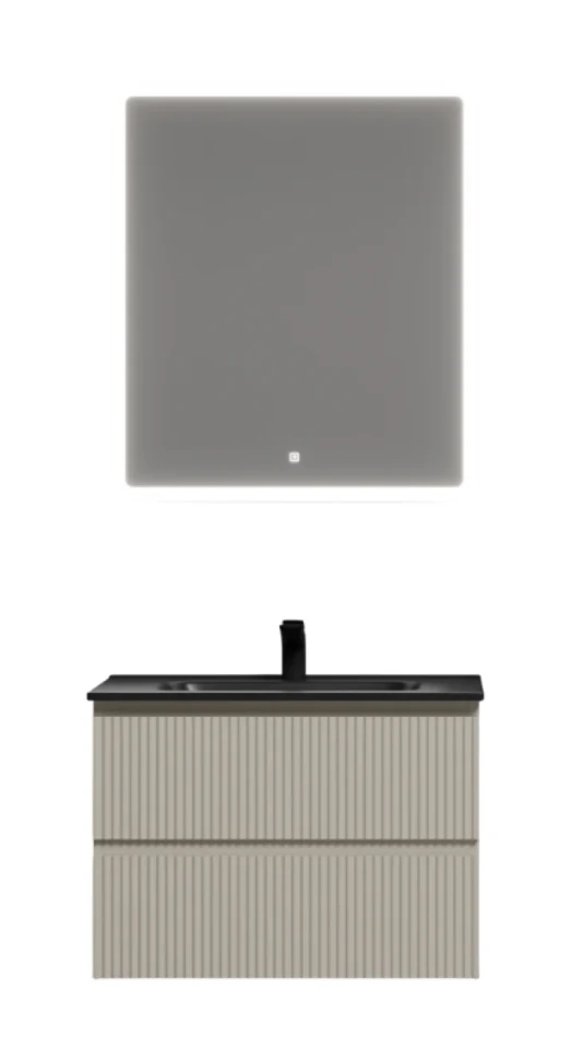 Мебель для ванной комнаты Sancos Snob R 70 beige soft, раковина CN7007MB