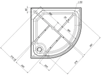Поддон для душа AM.PM X-Joy W88T-205-080W 80x80 Поддон для душа AM.PM X-Joy W88T-205-080W 80x80