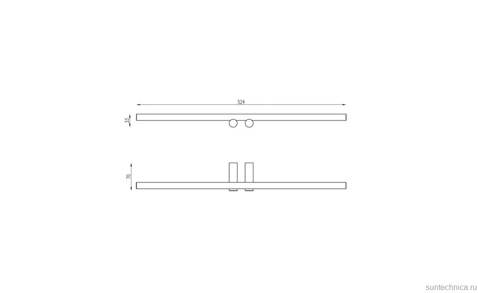 Держатель для полотенец Abber Osten 316 AA1855BGG брашированная оружейная сталь