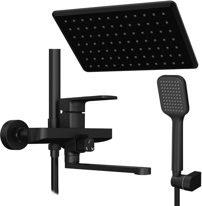 Душевая стойка Elghansa Heffen 2353520-2H-Black черный