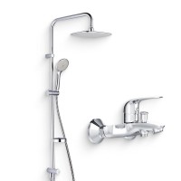 Душевой комплект Смеситель Damixa Astoria DX5510000 + Стойка RedBlu Palace Evo 974200063