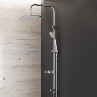 Душевой комплект Смеситель Damixa Astoria DX5510000 + Стойка RedBlu Palace Evo 974200063