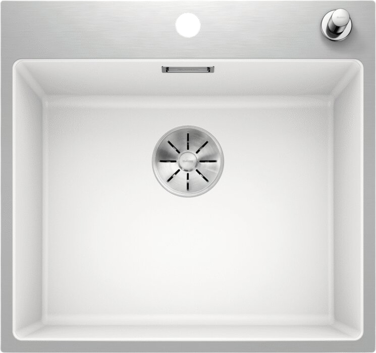 Комплект Мойка Blanco Subline 500-IF/A белая + Смеситель Grohe Eurosmart