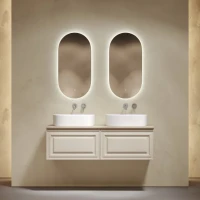 Мебель для ванной комнаты Sancos Very 140 beige soft, столешница бежевая TT140A2, раковина CN6075