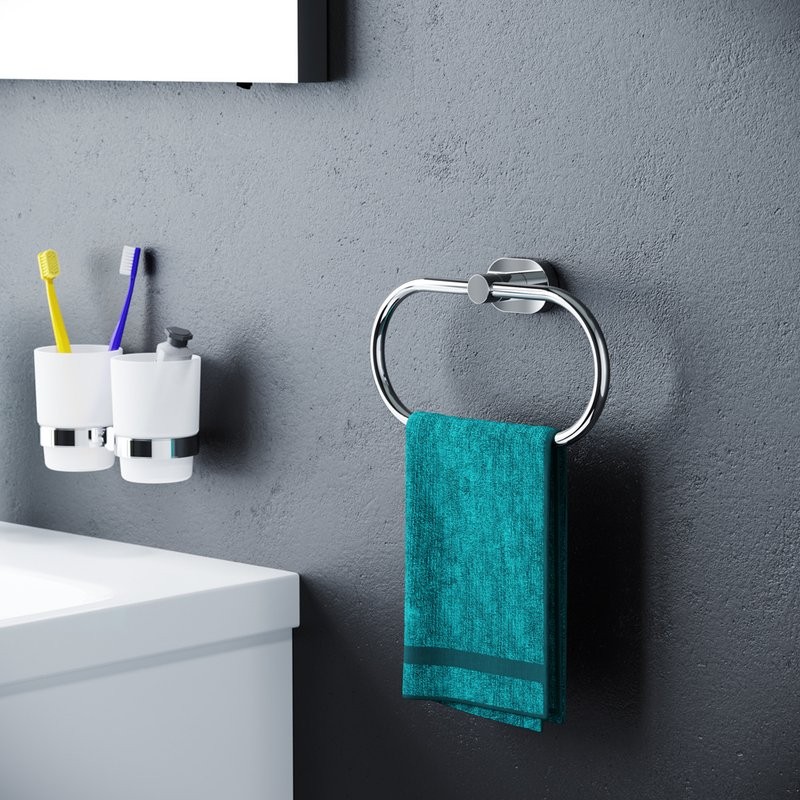 Держатель для полотенец AM.PM Sense L A7434400 хром, кольцо