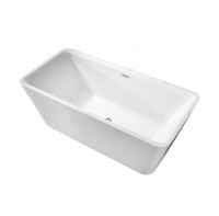 Акриловая ванна Grossman Cristal GR-2023 170x80 см, отдельностоящая, белая, с донным клапаном