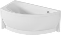 Акриловая ванна 1MarKa Piccolo L 150x75 см, угловая, левая, пристенная, белая, асимметричная, с каркасом