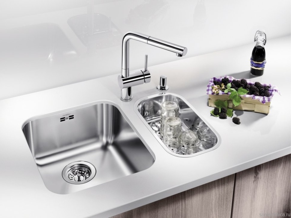 Комплект Мойка Blanco Supra 340-U + Измельчитель Franke