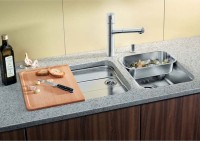 Комплект Мойка Blanco Supra 340-U + Измельчитель Franke