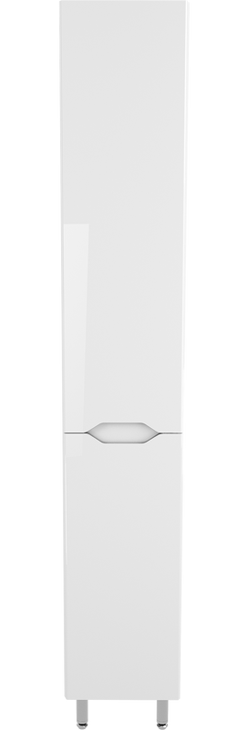 Шкаф пенал для ванной Style Line Марелла 30 антискрейтч, белый глянец