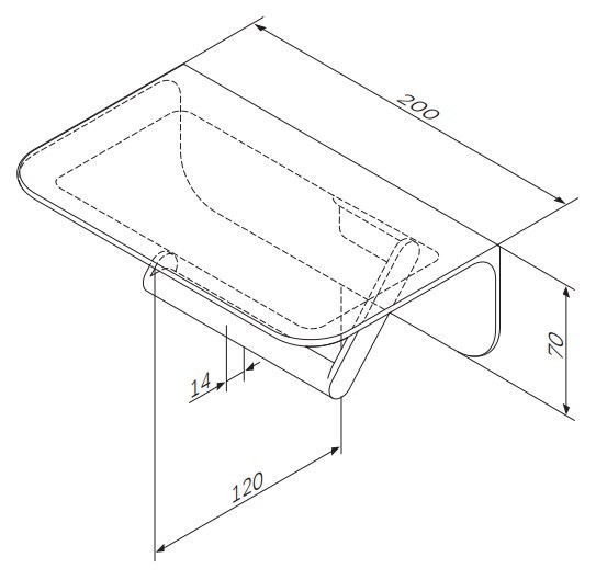 Набор Ершик AM.PM Sensation A3033300 + Держатель A30341500