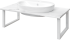 Столешница с раковиной DIWO Элиста 100 белый мрамор, с раковиной Самара 0116