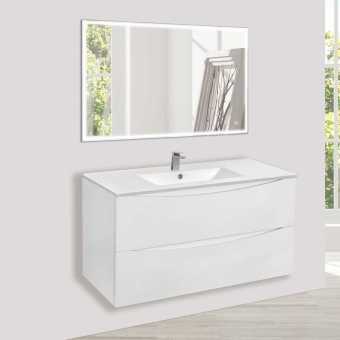 Мебель для ванной Vincea Mia 100 белая глянцевая
