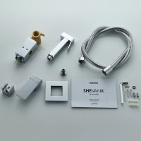 Гигиенический душ Shevanik S127 со смесителем, хром, С ВНУТРЕННЕЙ ЧАСТЬЮ