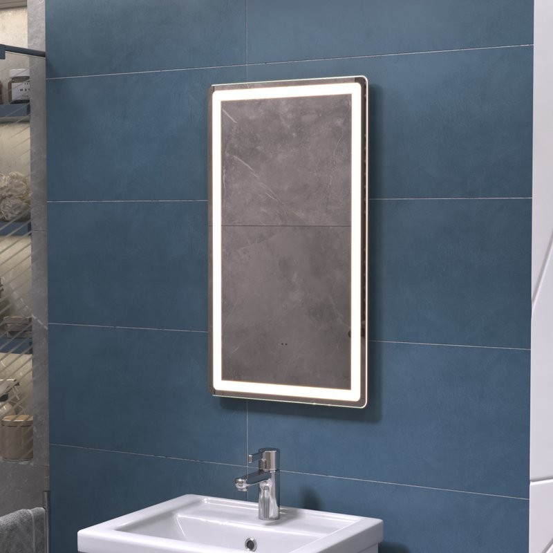 Зеркало Vigo Geometry Сlassic 40 с подсветкой