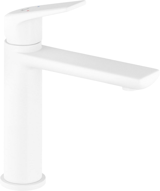 Комплект Накладная раковина Lavinia Boho Bathroom Sink Slim 33311008 + Смеситель Wellsee ICON! for life 182305000 матовый белый