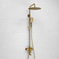 Душевая стойка Wasserkraft Aisch A155.262.201.BG золото