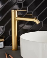 Смеситель для раковины Jacob Delafon Grands Boulevards E77959-4AND-2MB матовое золото