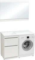 Раковина над стиральной машиной Эстет Даллас 110 L с кронштейном Раковина над стиральной машиной Эстет Даллас 110 L с кронштейном