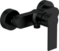 Душевой комплект Смеситель для душа Cersanit Brasko Black 63109 + Гарнитур Neno 63696 черный
