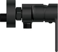 Душевой комплект Смеситель для душа Cersanit Brasko Black 63109 + Гарнитур Neno 63696 черный