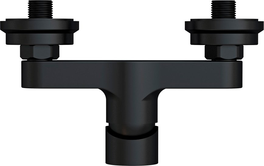 Душевой комплект Смеситель для душа Cersanit Brasko Black 63109 + Гарнитур Neno 63696 черный