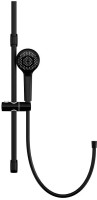 Душевой комплект Смеситель для душа Cersanit Brasko Black 63109 + Гарнитур Neno 63696 черный