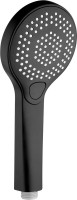 Душевой комплект Смеситель для душа Cersanit Brasko Black 63109 + Гарнитур Neno 63696 черный