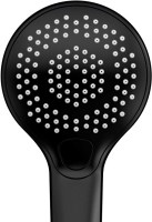 Душевой комплект Смеситель для душа Cersanit Brasko Black 63109 + Гарнитур Neno 63696 черный