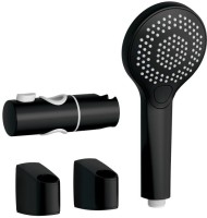Душевой комплект Смеситель для душа Cersanit Brasko Black 63109 + Гарнитур Neno 63696 черный