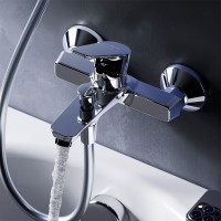 Смеситель для ванны с душем AM.PM Crave F9C10000 хром
