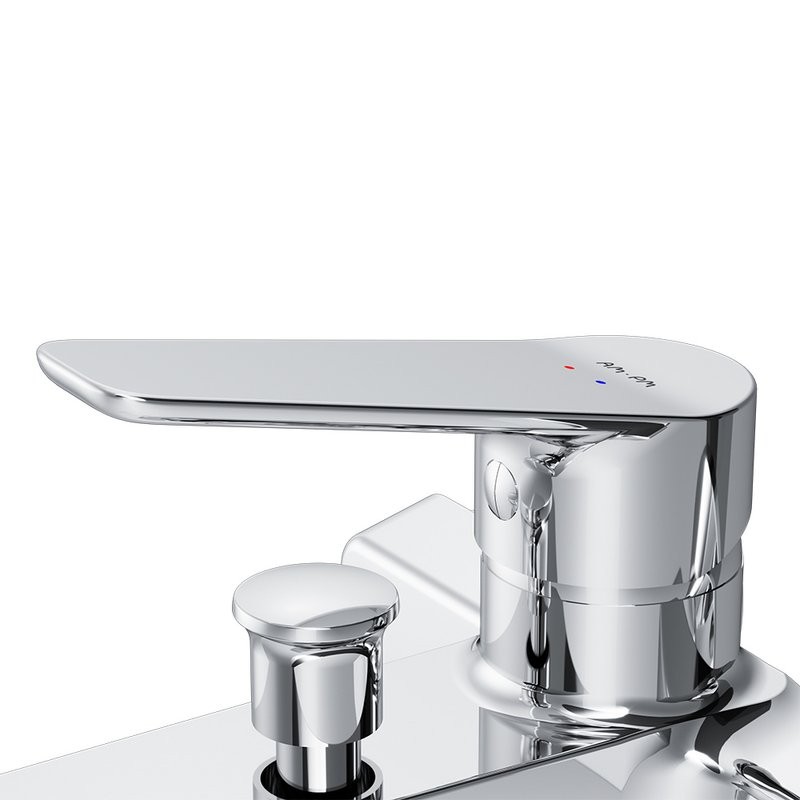 Смеситель для ванны с душем AM.PM Crave F9C10000 хром