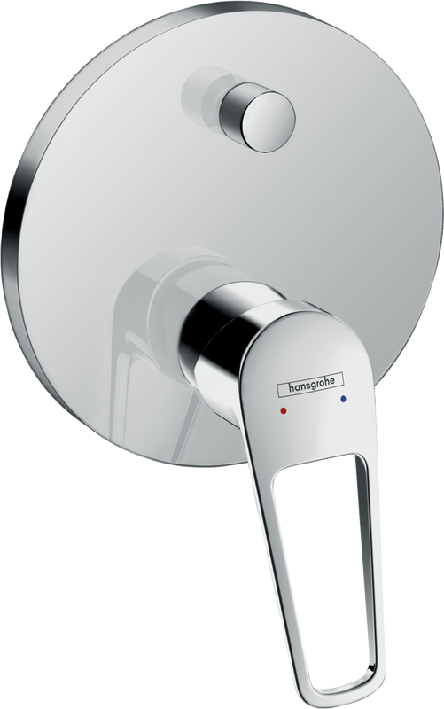 Встраиваемый смеситель для душа и ванны Hansgrohe Novus Loop 71345000 С ВНУТРЕННЕЙ ЧАСТЬЮ, хром