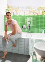 Встраиваемый смеситель для душа и ванны Hansgrohe Novus Loop 71345000 С ВНУТРЕННЕЙ ЧАСТЬЮ, хром