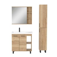 Мебель для ванной комнаты Onika Легран 80 напольная, дуб галифакс