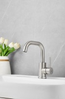 Смеситель для раковины BELZ B809 B10809-1 сатин Смеситель для раковины BELZ B809 B10809-1 сатин