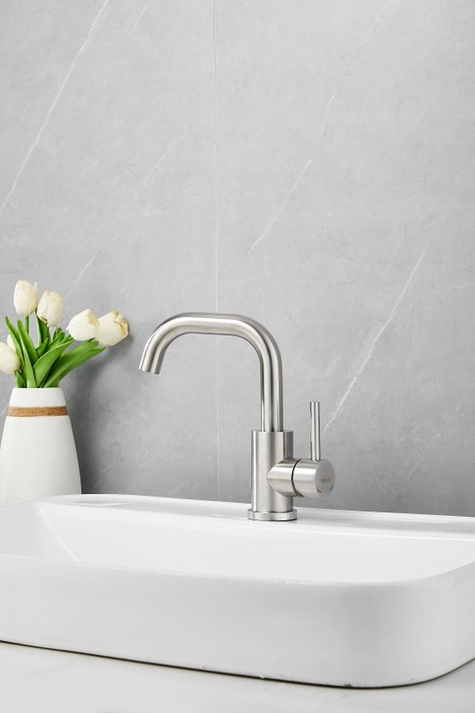 Смеситель для раковины BELZ B809 B10809-1 сатин