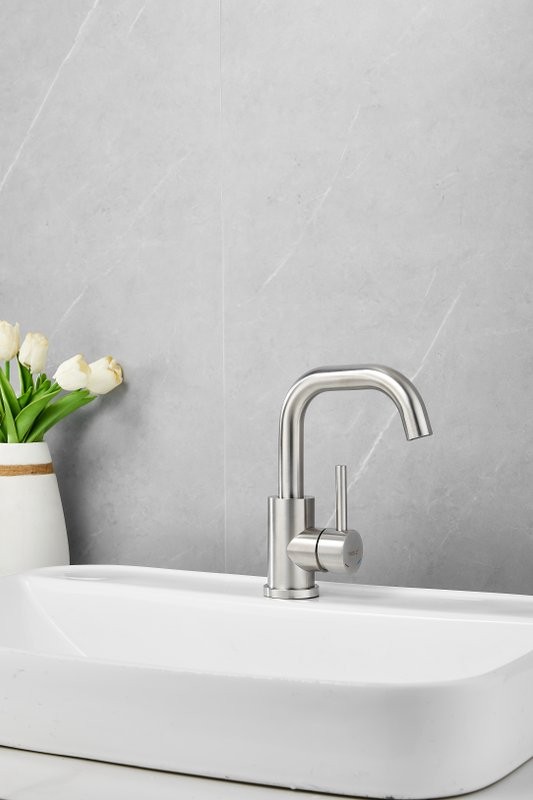 Смеситель для раковины BELZ B809 B10809-1 сатин