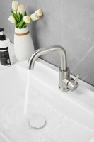 Смеситель для раковины BELZ B809 B10809-1 сатин Смеситель для раковины BELZ B809 B10809-1 сатин