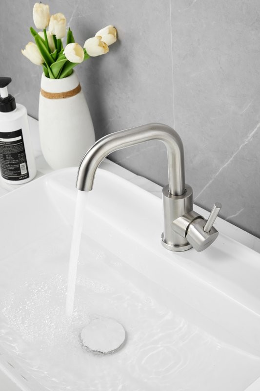 Смеситель для раковины BELZ B809 B10809-1 сатин