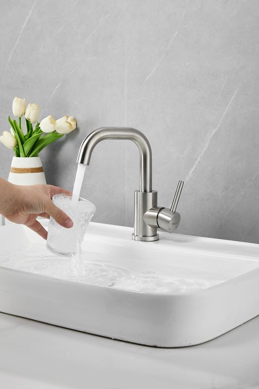 Смеситель для раковины BELZ B809 B10809-1 сатин