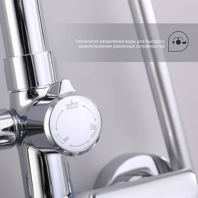 Душевая стойка Splenka S50 S50.24 хром