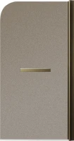 Шторка на ванну Maybahglass MGV-790-2 80x140, профиль бронза, стекло матовая бронза