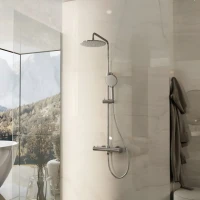 Душевая стойка Vincea Rondo VSFS-1R0CH без излива, хром