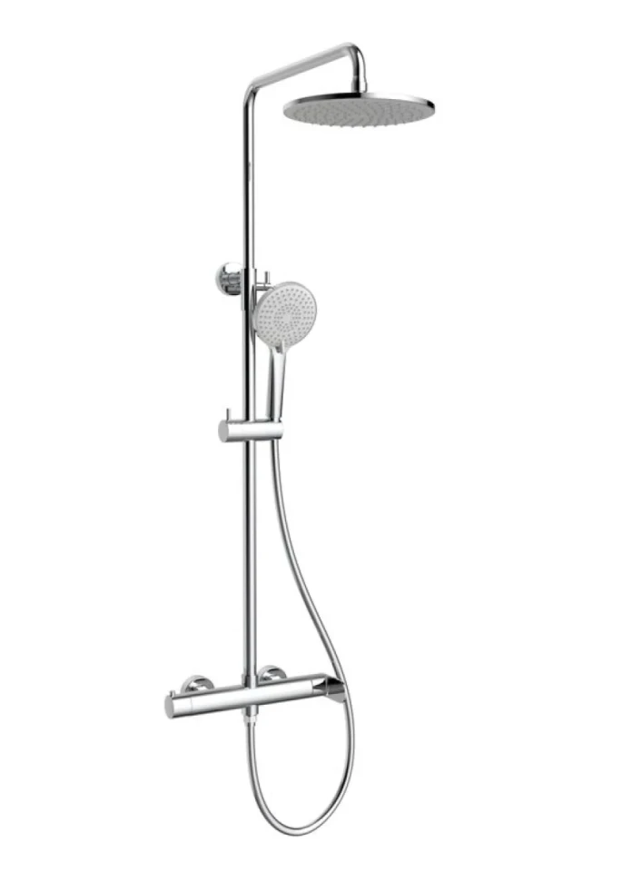 Душевая стойка Vincea Rondo VSFS-1R0CH без излива, хром