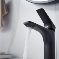 Смеситель для раковины Shevanik S4201H, черный Смеситель для раковины Shevanik S4201H, черный